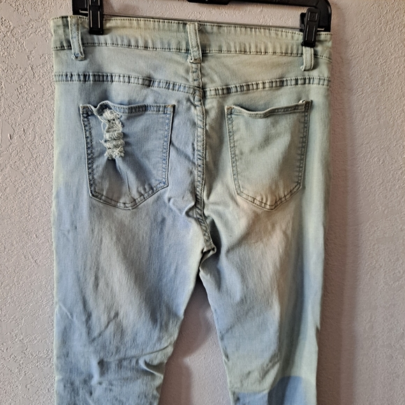 Men's Shein Light wash Skinny Jeans - Picture 5 of 6